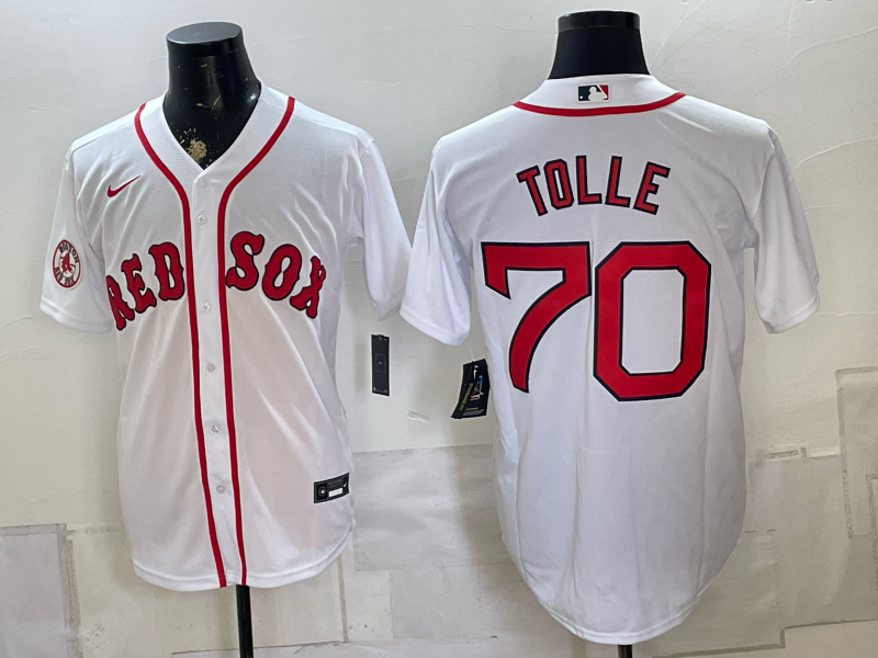 2026 Men Boston Red Sox #70 Tolle white Nike MLB Jersey 0816002